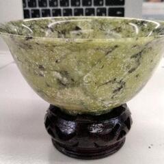 0616-101 廣東工芸品　アンティーク　玉杯の画像
