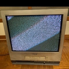 2002年Sony Trinitron ビデオ付ブラウン管21インチ　画像が映らない時あり