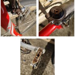 中古GIANT ジャイアント ロードバイク 3×8段変速 450MM軽整備済み 防犯登録対応 町田市 相模原市 MM758の画像
