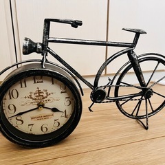 【無料】時計 自転車 インテリア
