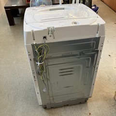 T2506-180 SHARP 洗濯機 ES-KS70V 2020年製 動作確認済み キズ汚れヘコミ有りの画像