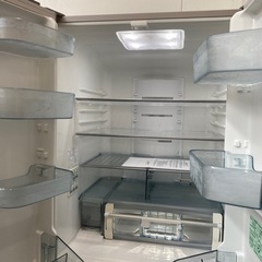 ⭐️大容量⭐️2018年製 HITACHI 430L 冷蔵庫 R-XG4300H ファミリー3〜4人向け フレンチドア 自動製氷 No.6279 KEの画像