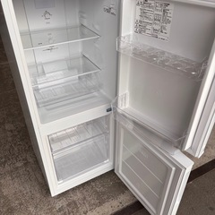 楽天市場】[幅49.5cm] 140L ファン式 2ドア冷蔵庫 WH（NTR-140