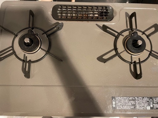 購入後半年　ガスコンロ　ガステーブル　リンナイ　都市ガス