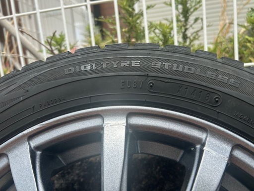 【商談中】軽自動車用スタッドレス　155/65R14ダンロップ　➕美品アルミホイールセット