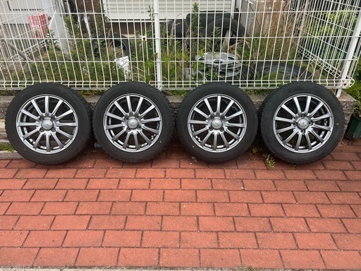 【商談中】軽自動車用スタッドレス　155/65R14ダンロップ　➕美品アルミホイールセット