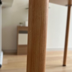 IKEA デスク ホワイト 足 リメイクの画像