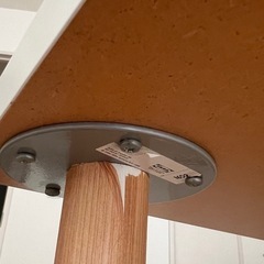 IKEA デスク ホワイト 足 リメイクの画像