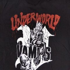 VAMPS UNDER WORLD Tシャツ プリント L 半袖 スカル 古着 グッズ ロックT バンドT HYDE 札幌市 中央区 南12条の画像