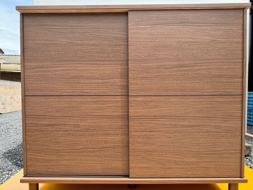 ニトリ　シューズボックス　80cm幅　ライトブラウン　靴箱　棚　茶色　モミジ 幅80cm] シューズボックス(モミジ18080) 【配送員設置】 【5年