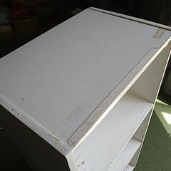 カラーボックス 白の画像