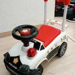 0616-029 パトカー　子供用　手押し車