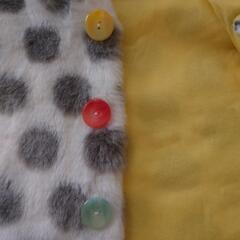 状態◎70〜85cm baby cheer ポンチョコートの画像