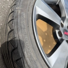 245/40/18 スバル 純正 インプレッサ STI WRX Big キャリパー 5本スポーク 4本セットの画像
