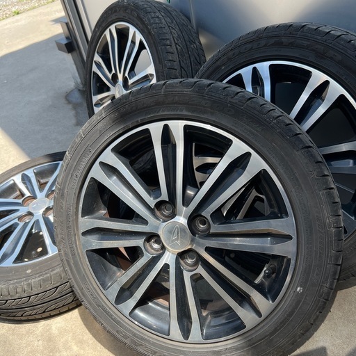 ダイハツ タントカスタム LA600 純正ホイール タイヤ付き グッドイヤー