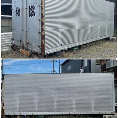 アルミコンテナ 倉庫 トラック 荷室の画像