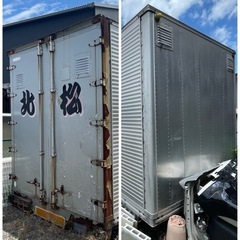 アルミコンテナ 倉庫 トラック 荷室の画像
