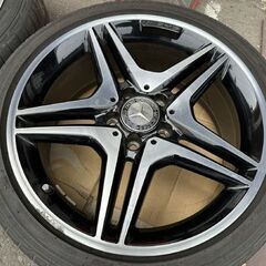 メルセデス ベンツ AMG Aクラス 18インチ 純正 アルミホイール 4本セット 5穴 A176 401 03 022 7.5J ET52 センターキャップ付き 札幌市白石区 白石店 の画像