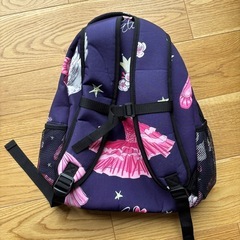 バレリーナ柄のリュックの画像