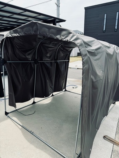 サイクルハウス　テント　ガレージ　3台用　駐車場　防水　　