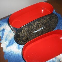 桂由美　　おせち料理器3段の画像