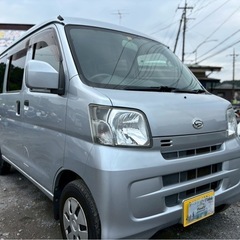 H28年式 ダイハツ ハイゼットカーゴ クルーズハイルーフ★総額19.8万円★社外ナビ フルセグTV ETC BT音楽再生 機関良好 車検付 即日納車可能♪4AT パワーウィンドウ お早めに！の画像