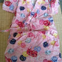 女の子 浴衣 甚平 80cm