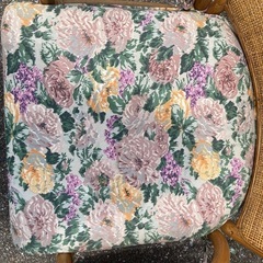 ラタン 座椅子 籐 2脚の画像