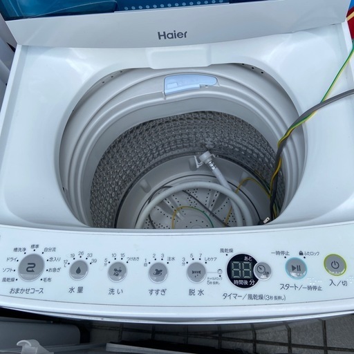 ⑥余剰在庫セール！Haier 洗濯機2022年製4.5kg JW-C45D
