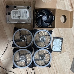 PCパーツ、ファン＋CPUクーラー HDD 3.5 HHD 2.5 