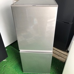 AQUA 126L 2ドア冷凍冷蔵庫 AQR-13K(S) 1台 - アスクル