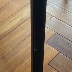 ダイニングチェア 2脚 木目調　アイアン　木の画像