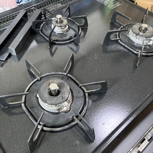 ガスコンロ　ビルトイン　3口