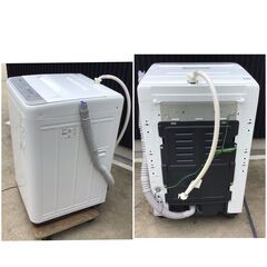 338 【3ヶ月保証】Panasonic パナソニック 全自動洗濯機  6㎏  NA-F6B1 ホワイト 2017年製の画像