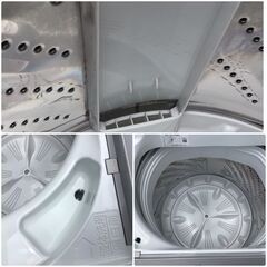 338 【3ヶ月保証】Panasonic パナソニック 全自動洗濯機  6㎏  NA-F6B1 ホワイト 2017年製の画像
