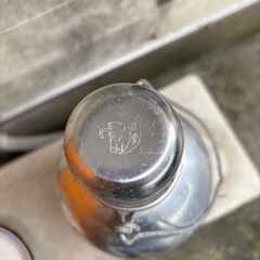 アルミレトロ水筒　ジャンク品　飾りに
の画像
