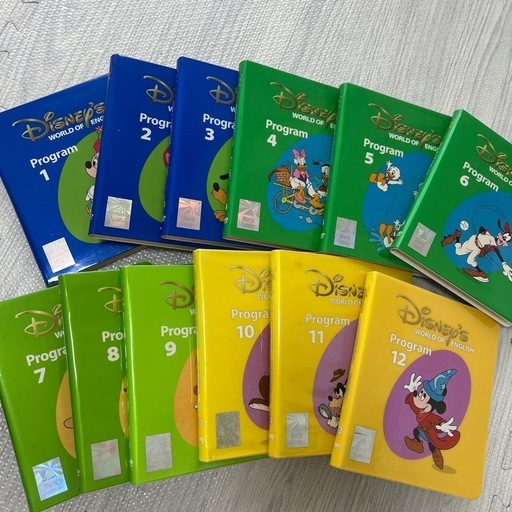 知育DVD】ディズニー ワールドオブイングリッシュ DVD12本セット