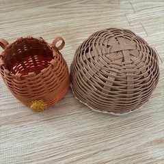 新品　かご　3点セットの画像