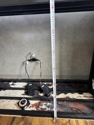 水槽！120cm　専用鉄製ラック付き　専用LEDライト２個付き
