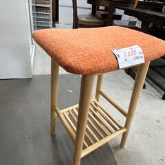 リサイクルショップどりーむ天保山店　No2930　イス　チェア　背もたれ無し　オシャレイス　お買い得品の画像
