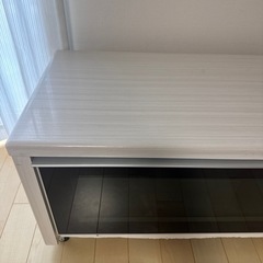 ニトリ テレビボード ホワイト　黒 テレビ台 ローボード　120 パリエ　除菌済 ニトリ テレビボード ホワイト黒 テレビ台 ローボード120 パリエ