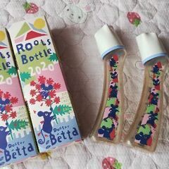 ベッタ　哺乳瓶２本　箱に乳首付き　500mlの画像
