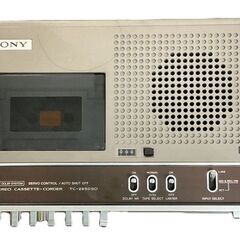 SONY ソニー カセットデッキ デンスケ カセットレコーダー TC-2850SD 通電確認済の画像