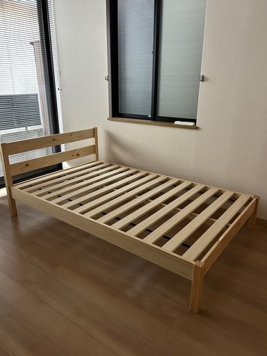 値下げ※【配送／引取限定】無印良品セミダブル ダークブラウン