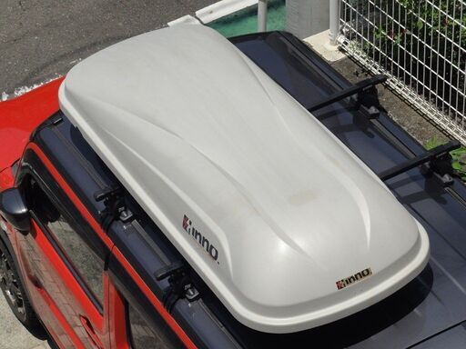 inno ルーフボックス BR764 ホワイト ルーフBOX 小型車、軽ハイト系