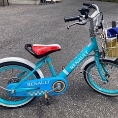 ルノー　キッズ自転車16インチ（パンク）