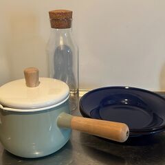 【お値下げしました！！】IKEA カラフェ 栓付き, クリアガラス/コルク, 1 lの画像