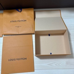 ベージュの保存袋付き、LOUIS VUITTONのフラグメントケース。の画像