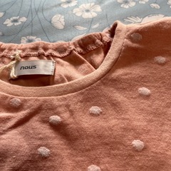 n.o.u.s　キムラタン　水玉カットソー　