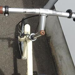 ☆折り畳み自転車 Simple Style -フレンチバニラ- 16インチ【中古】の画像